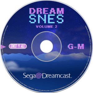 dream snes volume 2 disc art