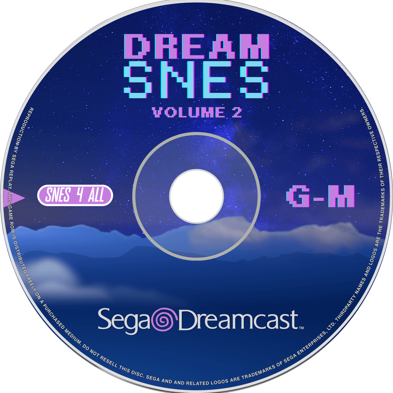 dream snes volume 2 disc art