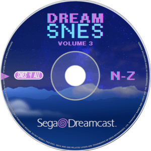 dream snes volume 3 disc art