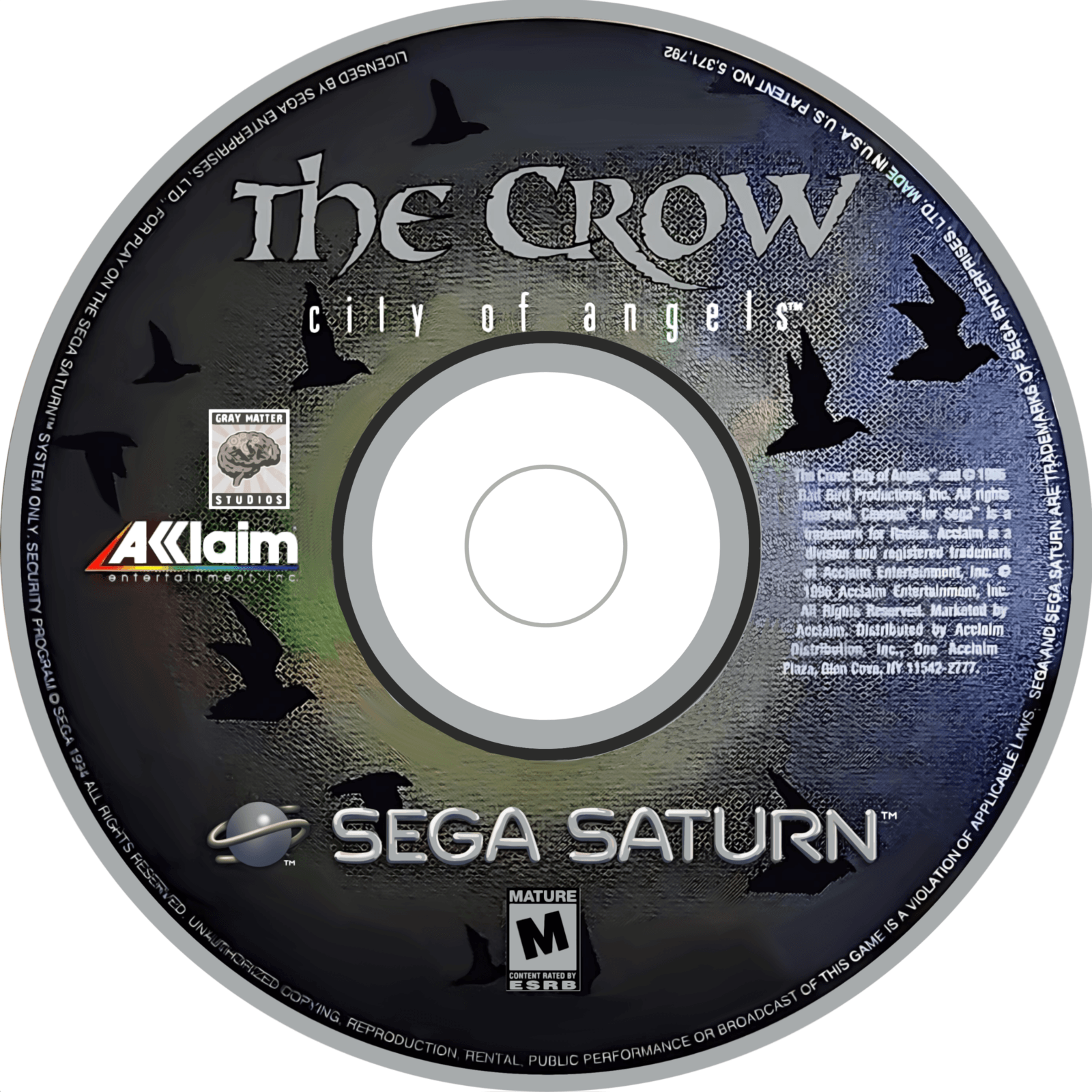 the crow disc art