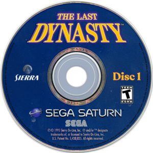the last dynasty disc 1 disc art