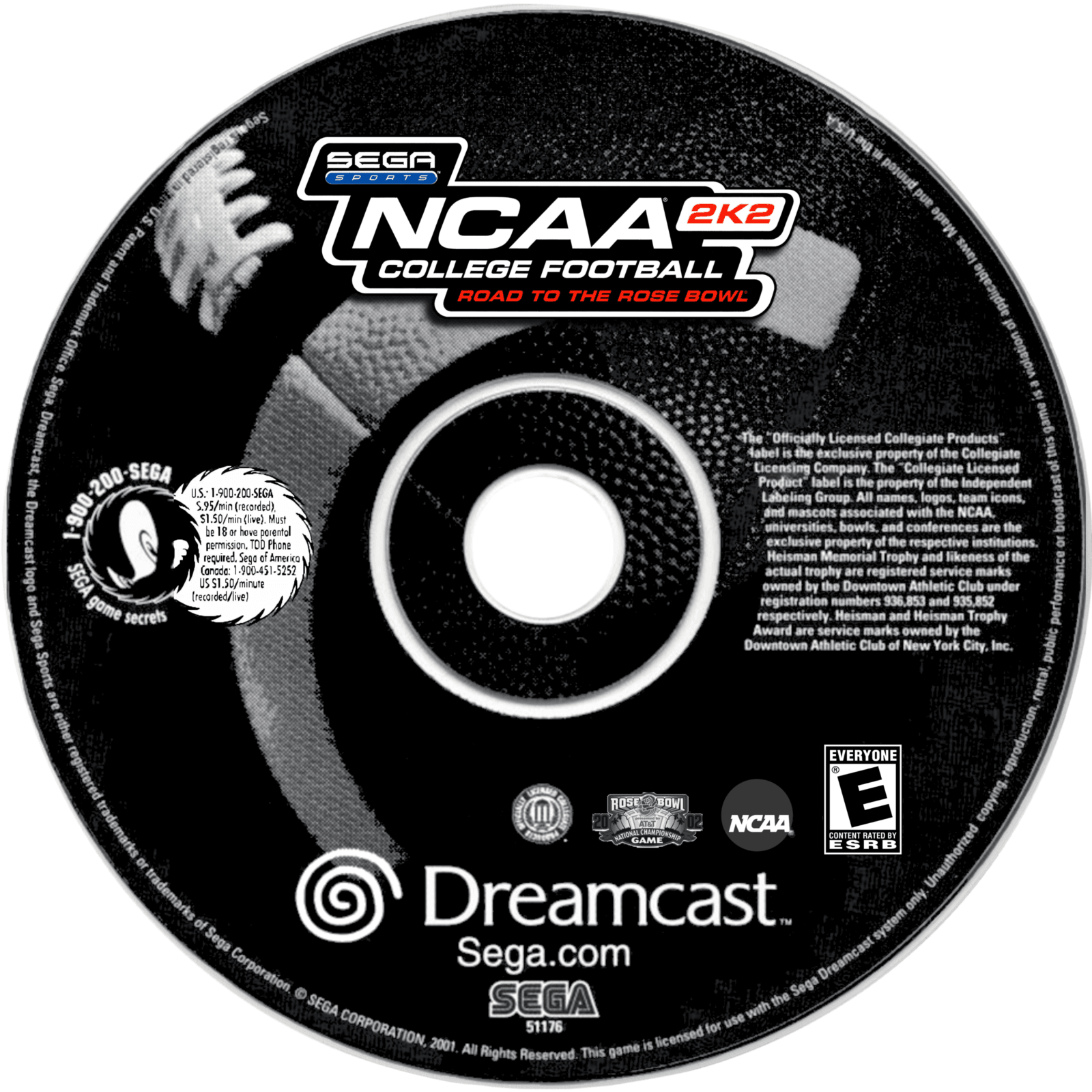 ncaa 2k2 disc art