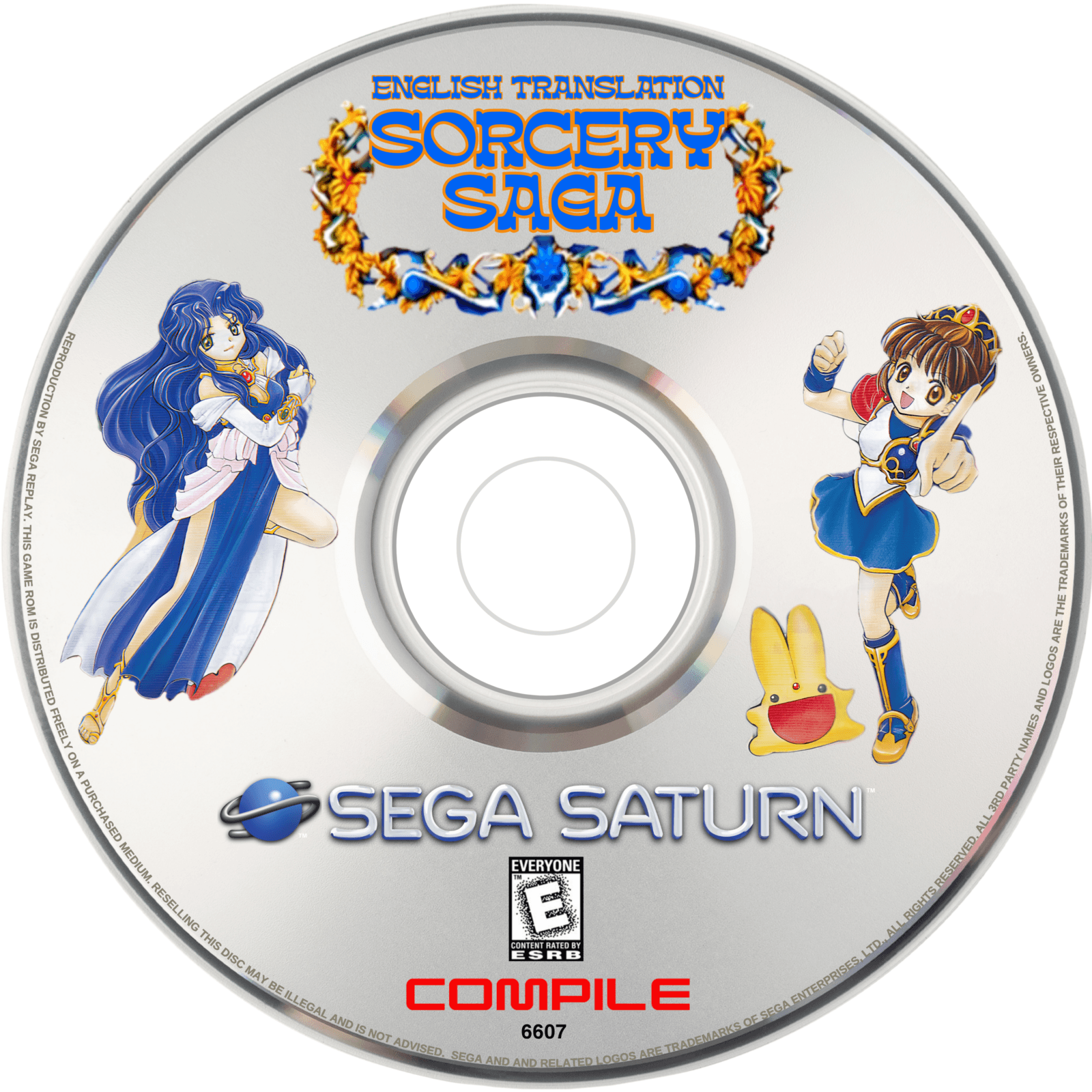 sorcery saga madou monogatari disc art