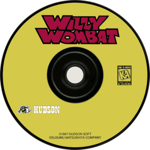 willy wombat disc art