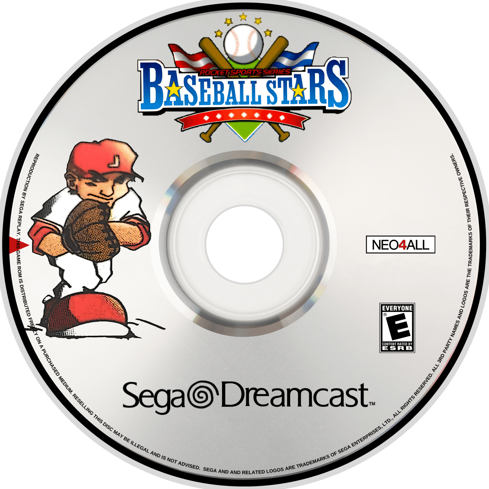 baseball allstars disc art