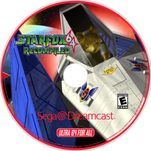 starfox 64 dreamcast disc art